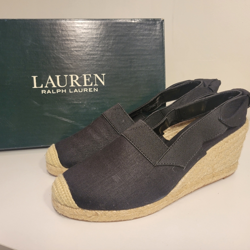 LAUREN RALPH LAUREN Sandals wedges New size 5.5B